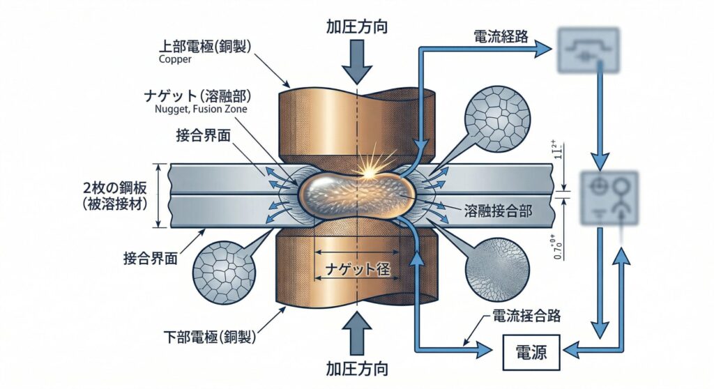 スポット溶接の原理